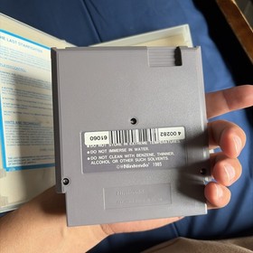 Nintendo NES The Last Starfighter With Hard Case-Previous Rental With Manual