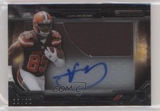 2015 Topps Strata Clear Cut Rookies Black 9/50 Vince Mayle Patch Auto h3a