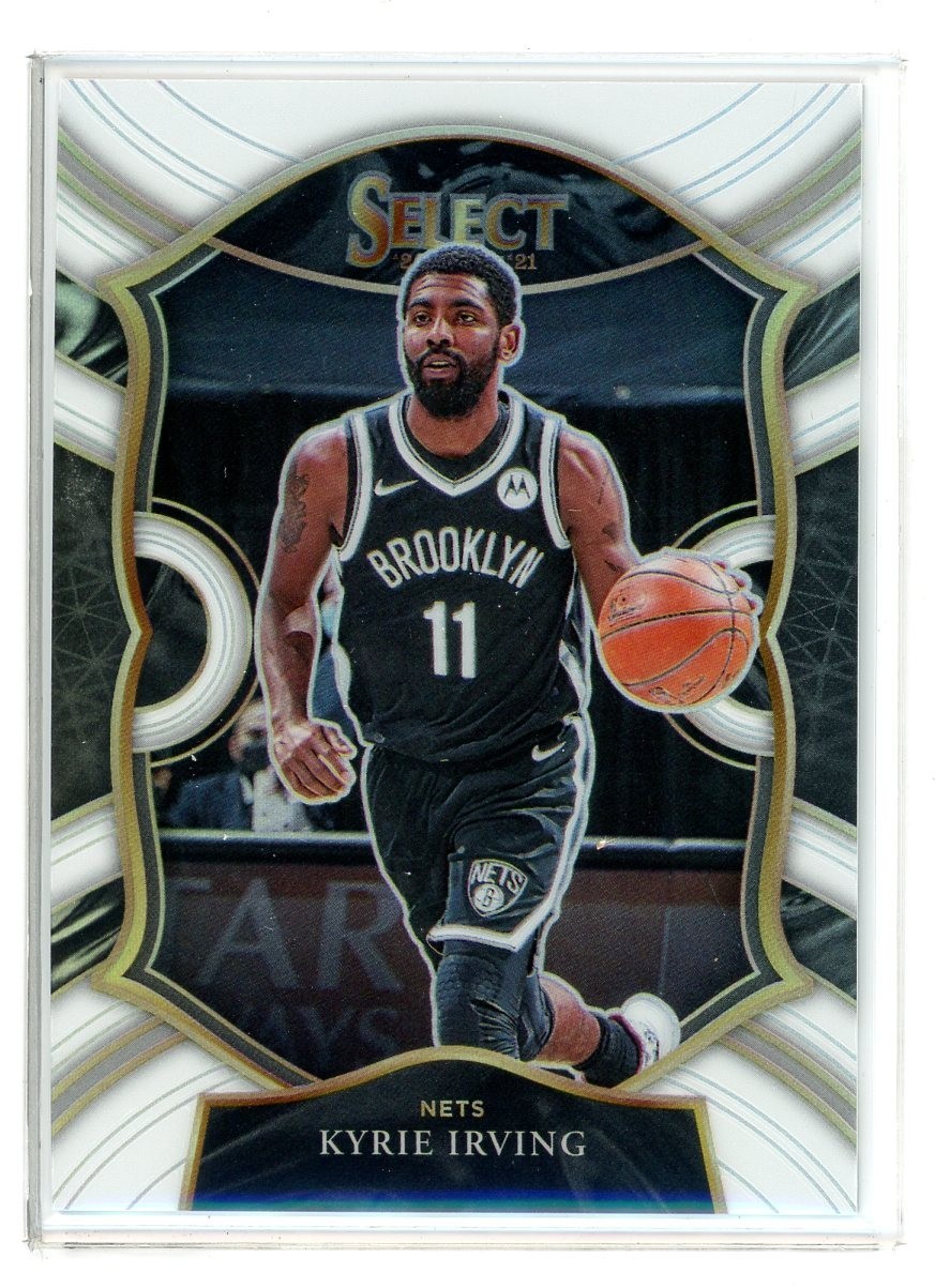 2020-21 Panini Select #42 Kyrie Irving White Prizm #13/149 (JD)