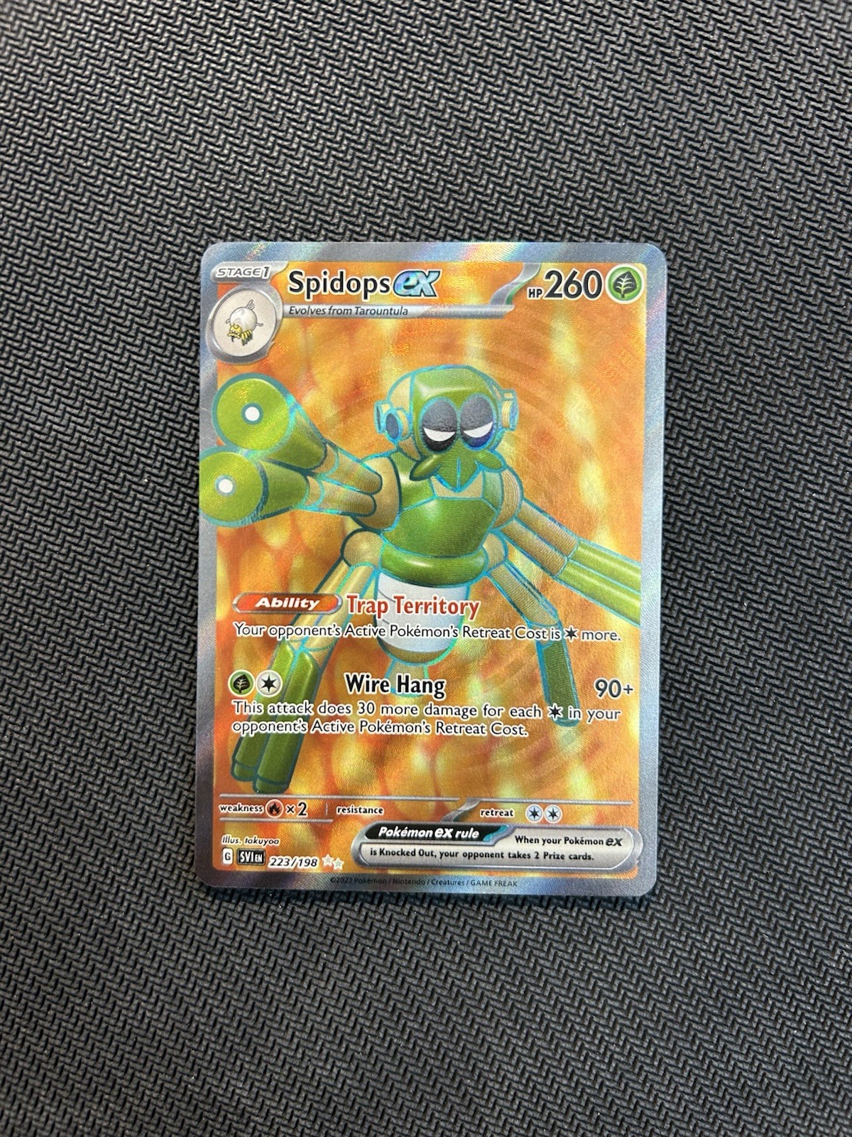Pokemon TCG Spidops ex 223/198! NM Condition! See Description!