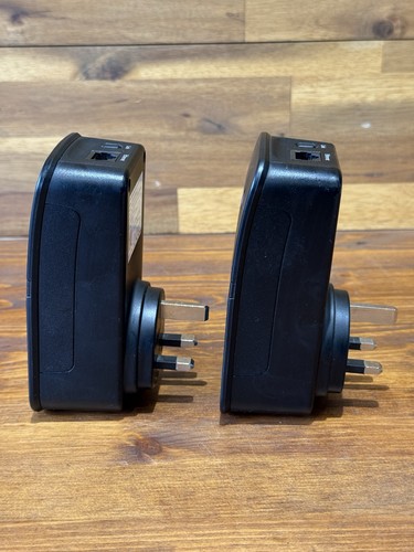 BT Broadband Extender Flex 500 Passthrough Powerline Adapters Black x2 Used - Afbeelding 5 van 13