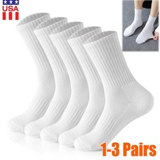 1/3 Pairs Ankle Socks Thin Cotton Gym Athletic Mini Crew Socks for Women and Men