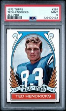 1972 Topps #281 Ted Hendricks All-Pro PSA 9 MINT Baltimore Colts Football Card