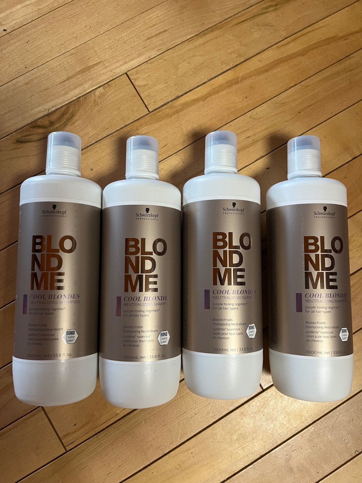 4 Schwarzkopf Blondme Cool Blondes Neutralizing Shampoo, 33.