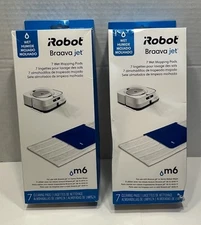 iRobot Braava Jet M Series Robot Wet Mop Cleaning Pads M6 Lot Of 2 (14 Pads)