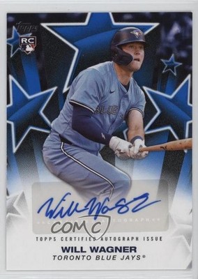 2025 Topps Series 1 Baseball Stars Blue 139/150 Will Wagner Rookie Auto RC 19fe