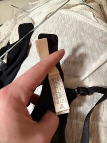 Agent Provocateur Demelza Black Bra 32D Strappy Front Semi Sheer Sexy Underwire