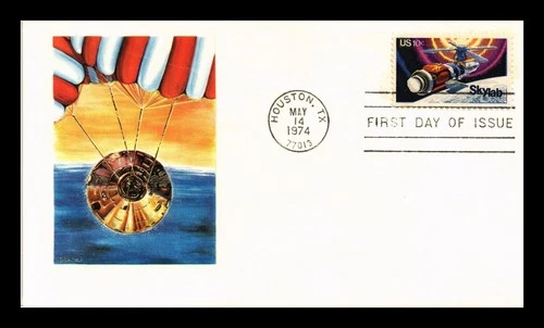 DR JIM STAMPS US COVER SKYLAB SPACE MISSION FIRST DAY ISSUE SCOTT 1529