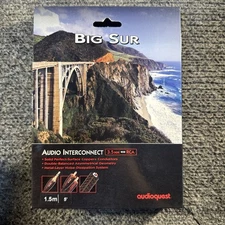 AudioQuest Big Sur 3.5mm to RCA 1.5M Audio Interconnect Cable