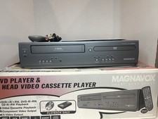 Magnavox DV200MW8 VHS DVD VCR Combo Player W/box, Remote  Manual TESTED