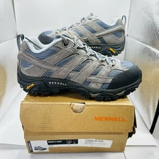 Merrell Moab 2 Vent Smoke Grey Leather Hiking Shoe Women’s 7.5 Wide J06014W
