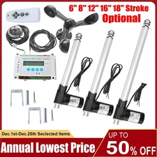 Complete 1KW LCD Single Axis Solar Tracker Kit 6000N Solar Panel Tracking System