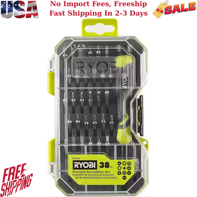 #ad RYOBI 38 Piece Precision Screwdriver Set RHSDP03 $13.91