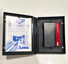 SEGA Zaxxon 3-D Sega Master System SegaScope 3-D Shooter Game w/ Manual