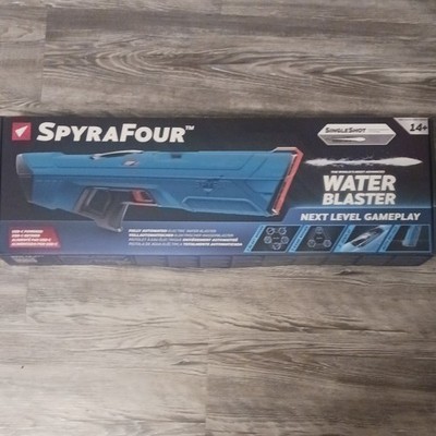 Spyra4 Four Spyra Water Gun Blaster, Blue