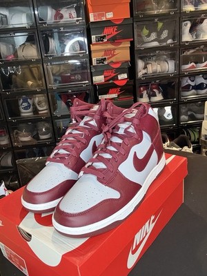 Nike Dunk High Retro Dark Beetroot Wolf Grey White Men s Size 10.5
