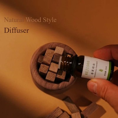 Holz Aromadiffusor Flasche Heim Duft Essenzen Dekoration Natur