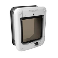 Cat Mate 360 Microchip Cat Flap White For Up To 30 Cats Dogs Door Entry Control