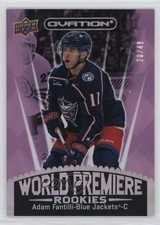 2023-24 Upper Deck Ovation World Premiere Pink 20/49 Adam Fantilli #WP-14 08ee