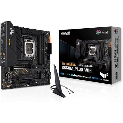 ASUS TUF Gaming B660M-PLUS WiFi Mainboard Sockel Intel LGA 1700 mATX DDR5 Dual