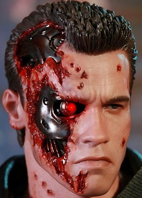 Hot Toys MMS238 T-800 (Battle Damaged) USB LED Red Eye Kit