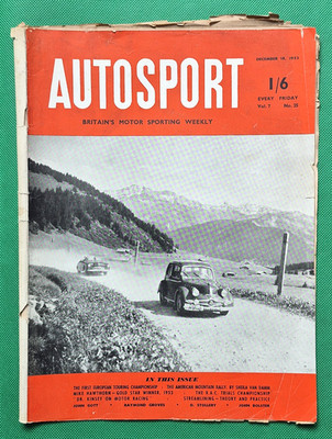 Autosport 18 Dec 1953* TEN CLASSIC RALLIES of 1953 REVIEW -MIKE HAWTHORN PROFILE