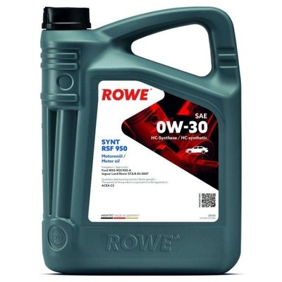 Motoröl Motorenöl ROWE HIGHTEC SYNT RSF 950 0W-30 ACEA C2 Ford WSS-M2C950-A 5L