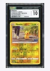 Pokemon CGC 10 GEM MINT Pikachu Reverse Holo 2022 027/078 Pokemon GO English