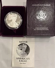 1993 P American Eagle Silver Bullion Proof $1 Coin box & COA