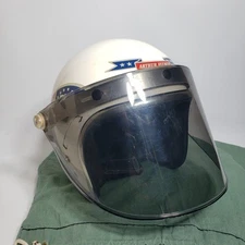 1976 "Spirit of 76" Arthur Fulmer AF40 Original Motorcycle Helmet &Visor Shield