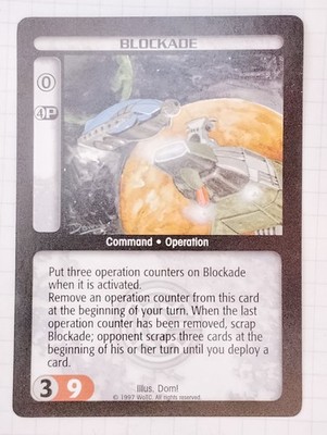 Blockade * Karte Battletech CCG * Englisch