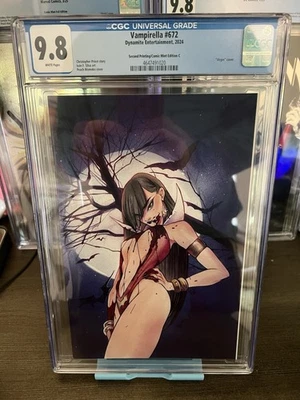 Vampirella #672 Peach Momoko Blue Virgin Megacon Secret Drop LTD 300 CGC 9.8