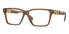 Versace Women's VE3335F 5028 56 Fashion 56mm Transparent Brown Opticals