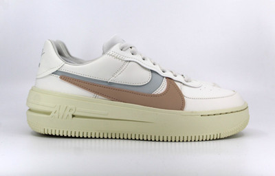 Nike Air Force 1 PLT.AF.ORM Sneaker UK 7 Sail Silver Shimmer DJ9946-104