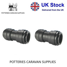 JOHN GUEST 12MM SPEEDFIT 12MM JG PUSHFIT. 2 X EQUAL STRAIGHT PM0412E WS1204