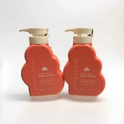 Dearcloud Daily Repair Body Cream Pomegranate White Tea 16 fl oz Sealed Lot Of 2