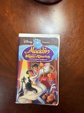 Disney Aladdin And The King Of Thieves VHS Clamshell Tested And Working Look