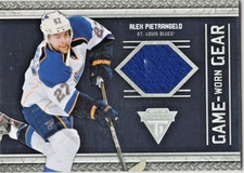 2011-12 Panini TITANIUM Hockey ALEX PIETRANGELO #91 GAME-WORN GEAR JERSEY