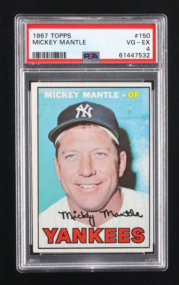 1967 Topps Mickey Mantle #150 PSA 4