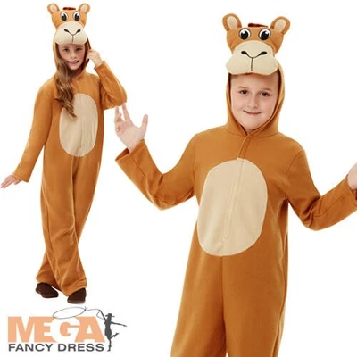 MY ILLUSIONS Camel Kids Fancy Dress Christmas Nativity Animal Boys Girls Xmas Costume Outfit