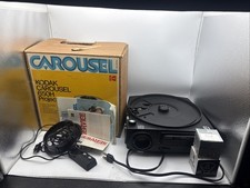 Kodak Carousel 650H Slide Projector With 5 Trays Carousel Tested Works