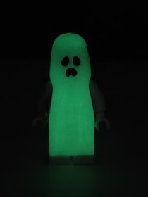 NEW Scooby Doo Ghost (Glow in the Dark) Custom Lego Minifigure Bluestone 75904