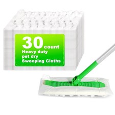 Heavy Duty Dry Sweeping Cloths Pads for Swiffer Sweeper Mop, Disposable Micro...