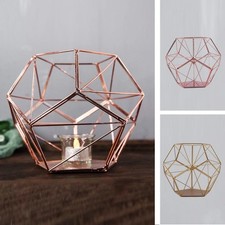 7-Inch tall Geometric Candle Holder Centerpiece Vase Home Wedding Party Sale