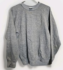 Vintage Heather Grey Sweatshirt Crewneck XL VGC The Fitness Center 1970  s