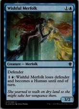 Wishful Merfolk C Throne of Eldraine Foil 73 NM