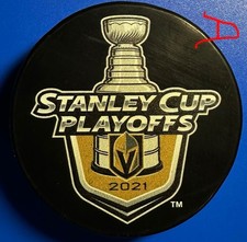 2021 Vegas Golden Knights Stanley Cup Playoffs Souvenir Puck