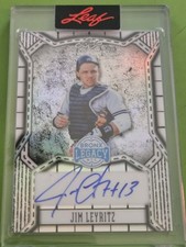 ⚾️ 2025 Leaf Bronx Legacy Jim Leyritz Autograph #53/65⚾️