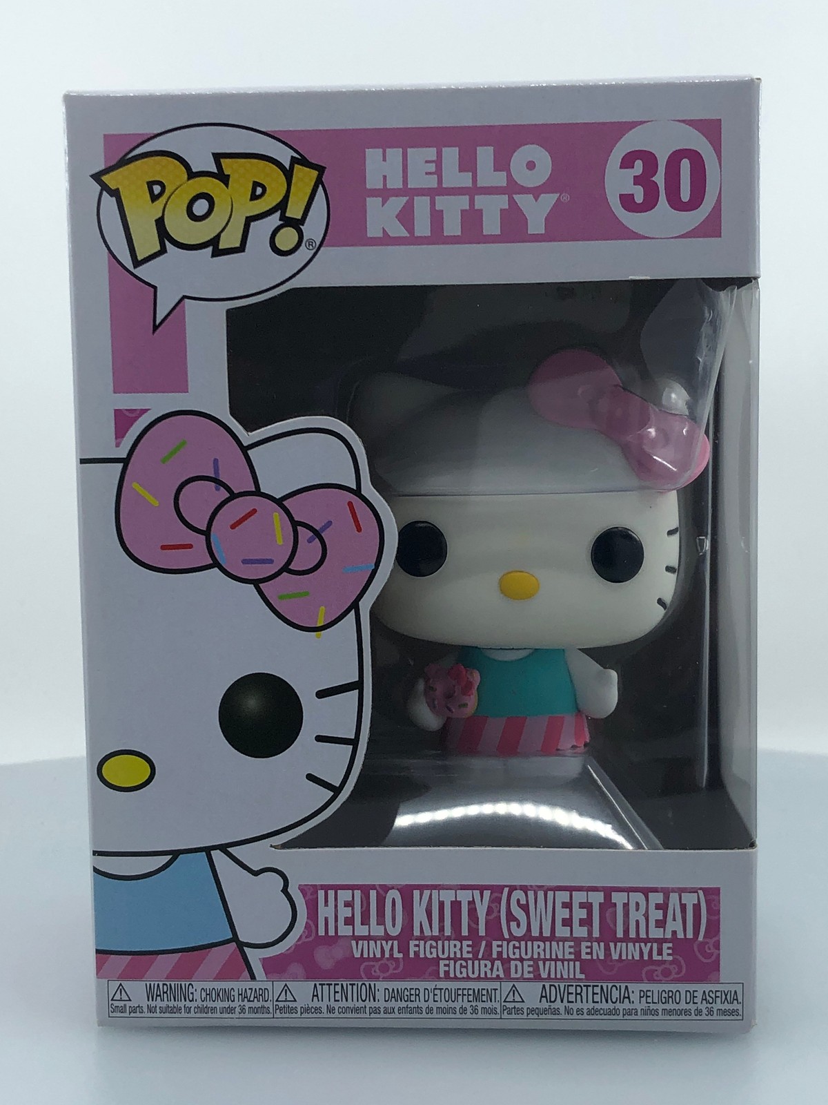Funko Pop! Sanrio Hello Kitty Sweet Treat #30 Vinyl Figure Damaged Box See Pics