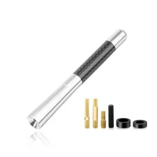Sylvil Car Short Antenna 4.72" Aluminum Radio Antennas Replacement Carbon Fib...